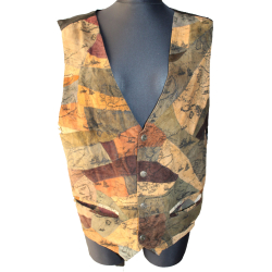 KAMIZELKA MOTOR SKÓRA MATERIAŁ rozm. M